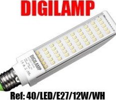 Modelo: 40/LED/E27/12 W